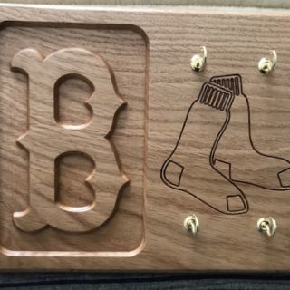 CNC Router - Boston Red Sox Key Ring